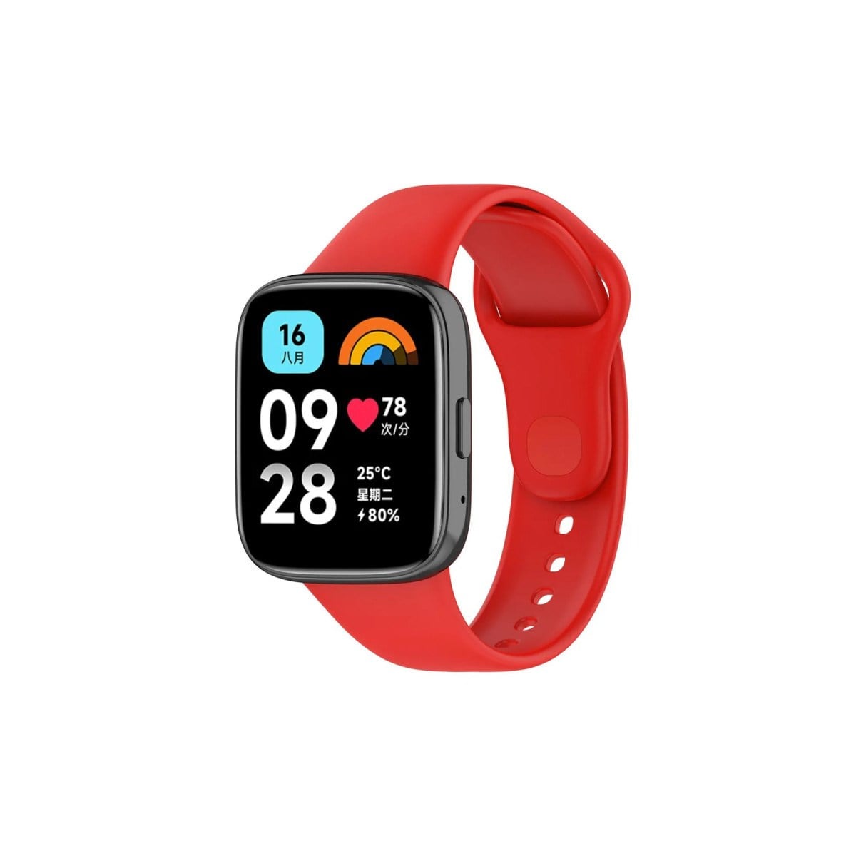 Redmi Watch 3 Active Klasik Kordon - Kırmızı