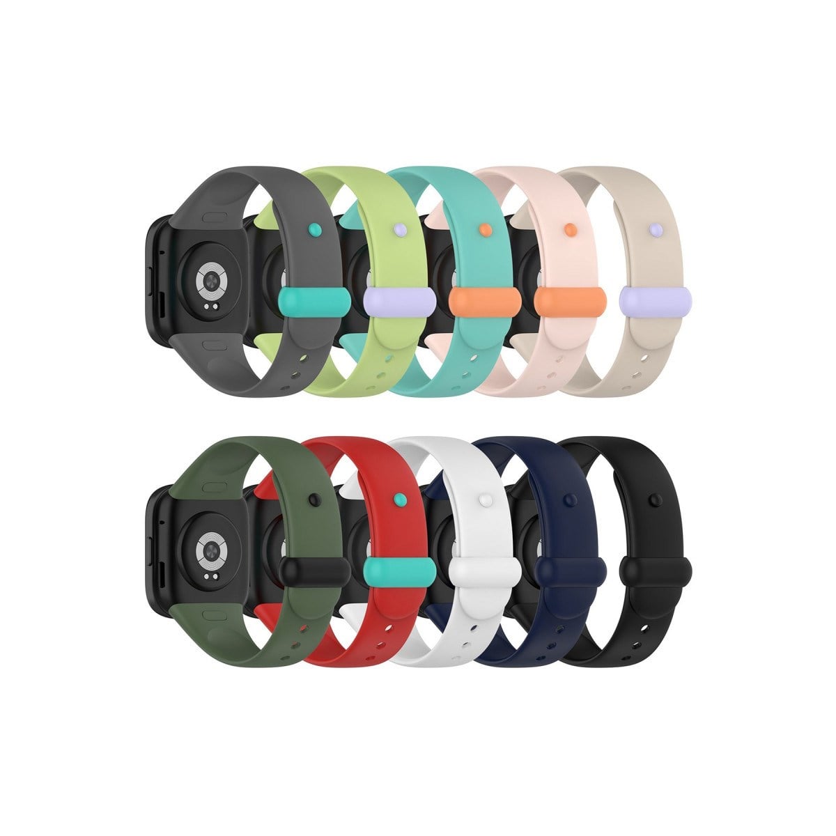 Redmi Watch 3 Origin Silikon Kordon - Koyu Yeşil