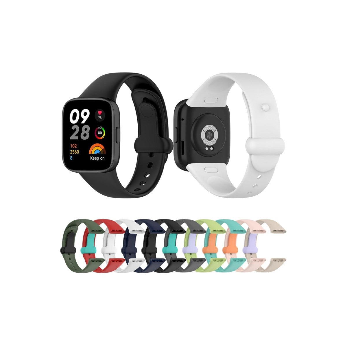 Redmi Watch 3 Origin Silikon Kordon - Siyah