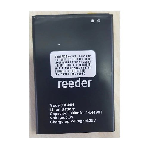 Reeder P13 Blue 2021 Güçlendirilmiş Batarya