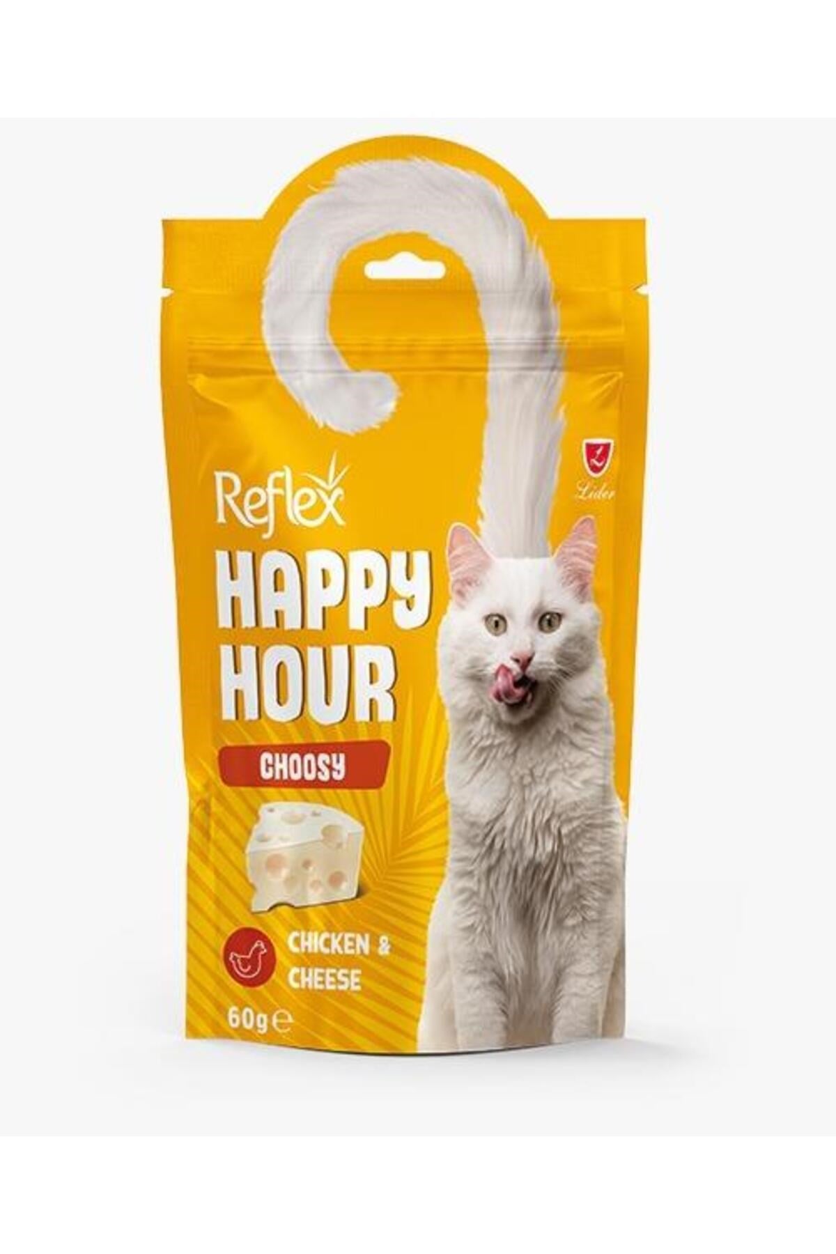 Reflex Happy Hour Choosy Seçici Kediler Ödül maması 3lü Fırsat 3x60gr