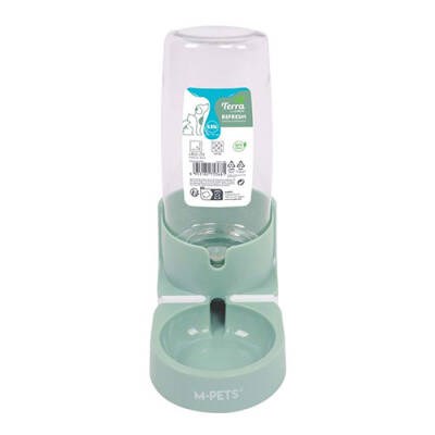 Refresh Hazneli Kedi ve Köpek Su Kabı Yeşil 850 Ml