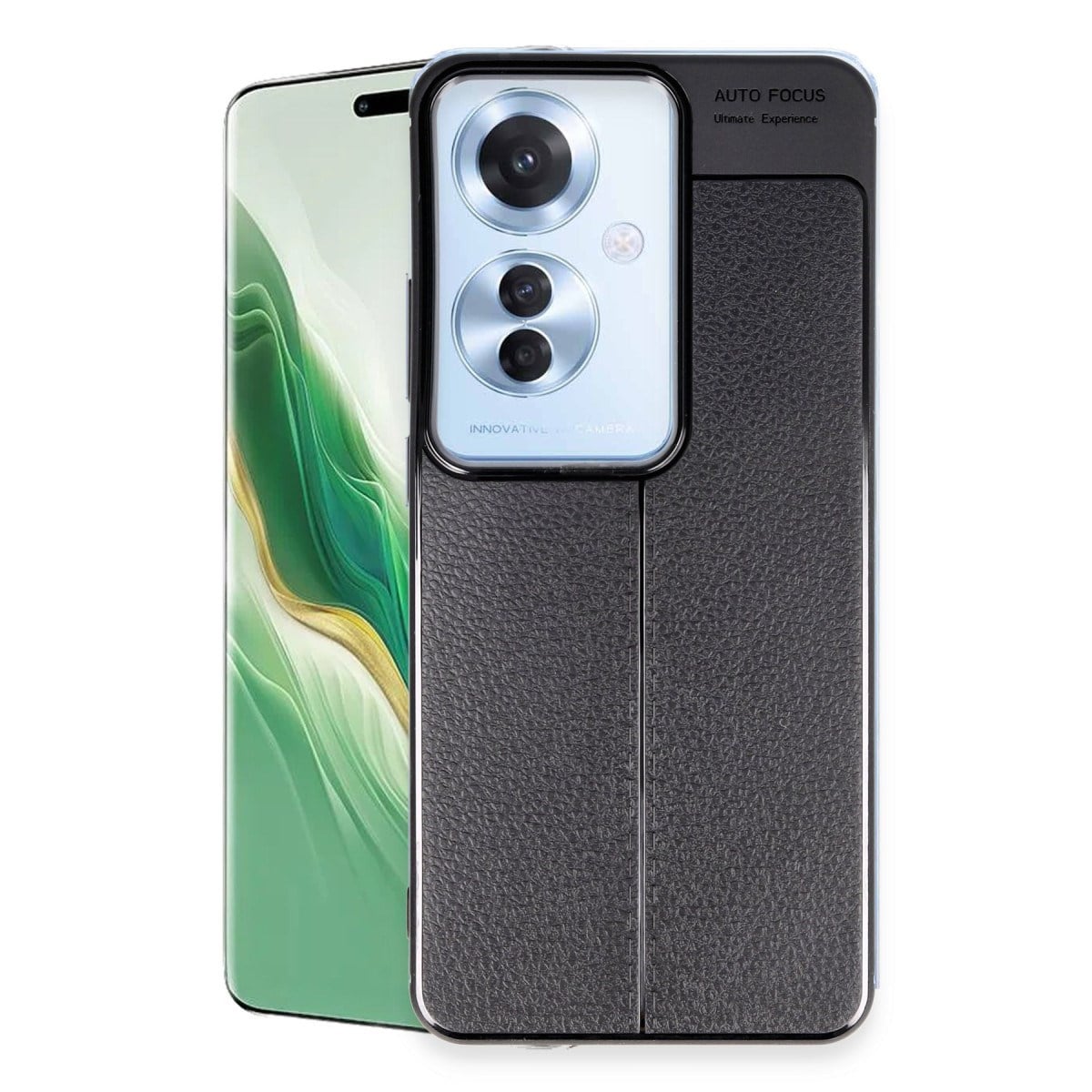 Reno 11F Kılıf Auto Focus Kapak - Siyah