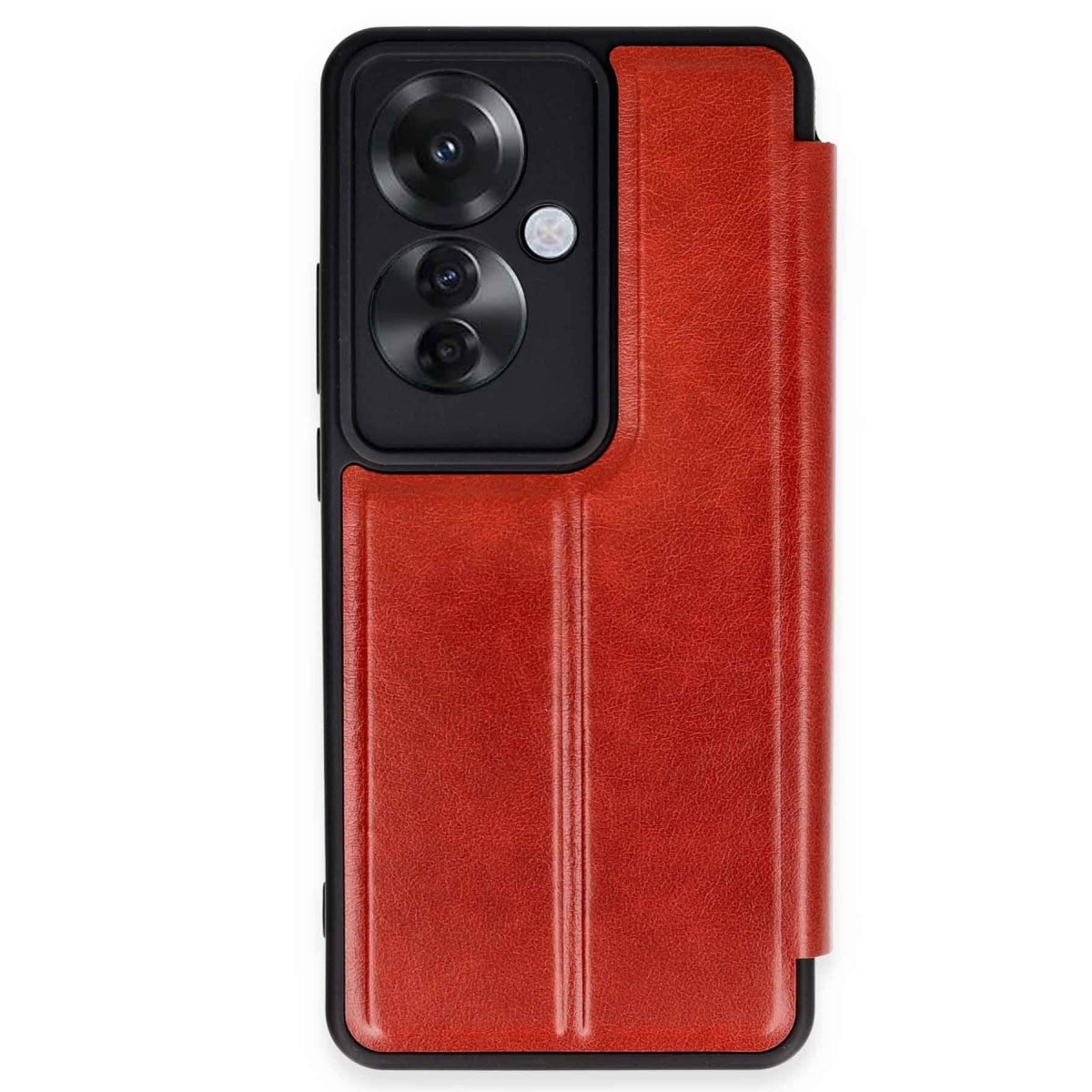 Reno 11F Kılıf Flip Cover - Kırmızı