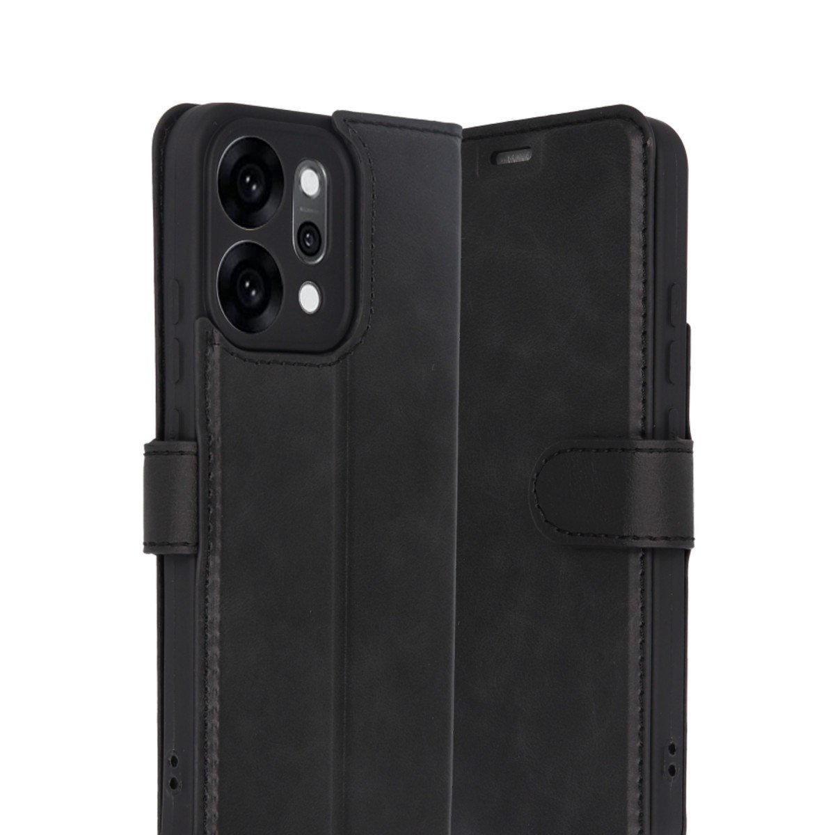 Reno 14 Trend S Plus Kapaklı Kılıf - Siyah