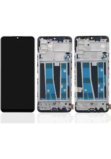 RENO 3 Ekran Ekran Çıtalı OLED (Siyah)