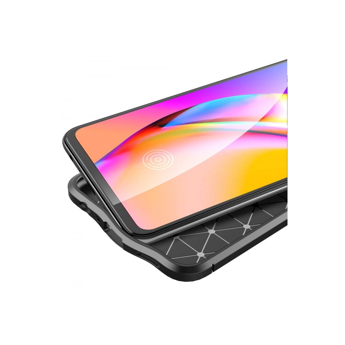 Reno 5 Lite Kılıf Auto Focus Kapak - Kırmızı