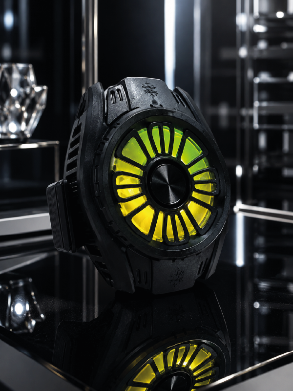 RGB Fan Aydınlatmalı Sessiz Çalışan Telefon Soğutucu