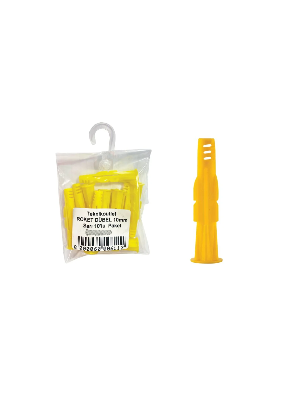 Roket Dübel 10mm 10lu Paket