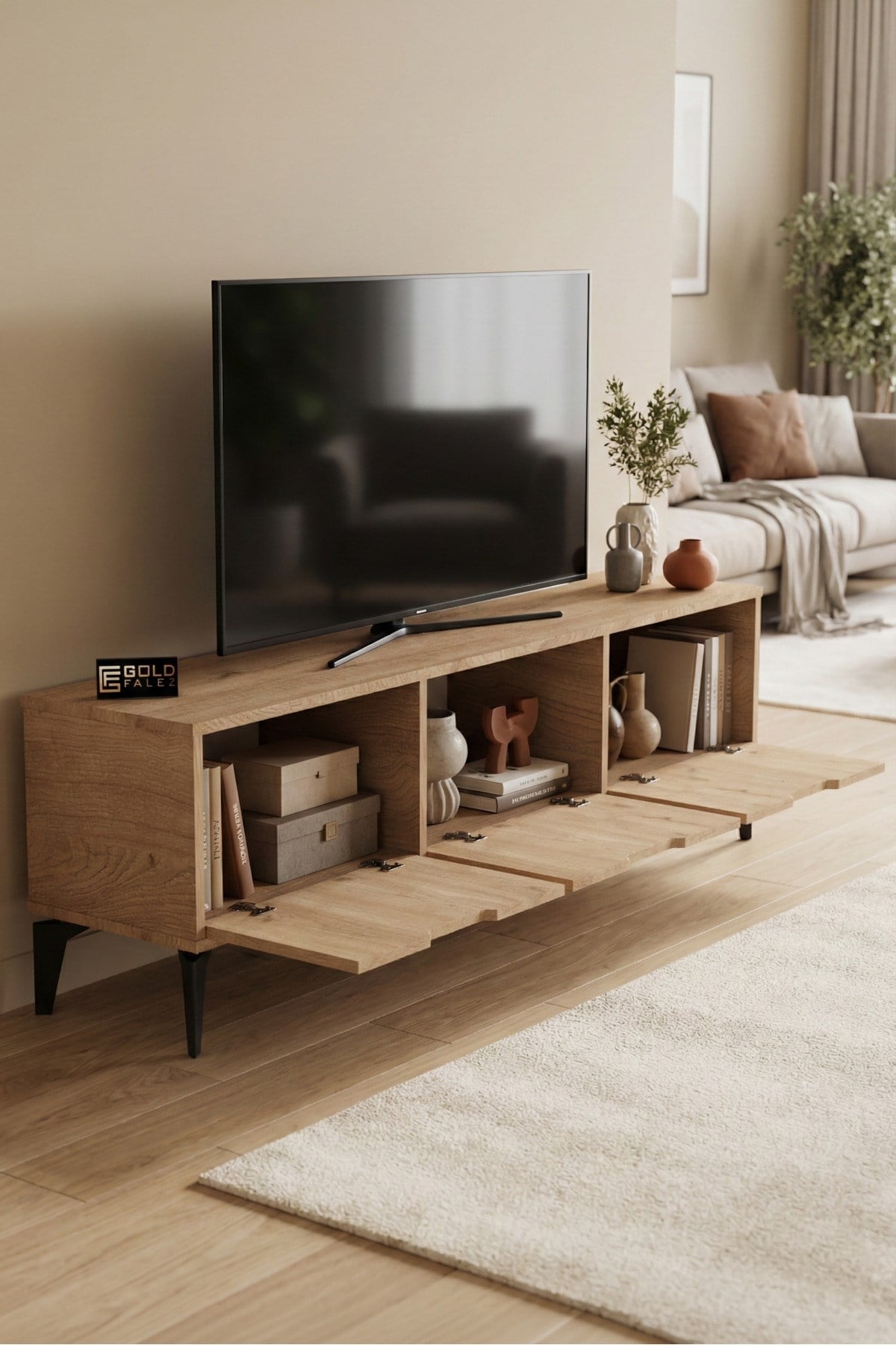 Royal TV Sehpası Suntalam Bej 160x35