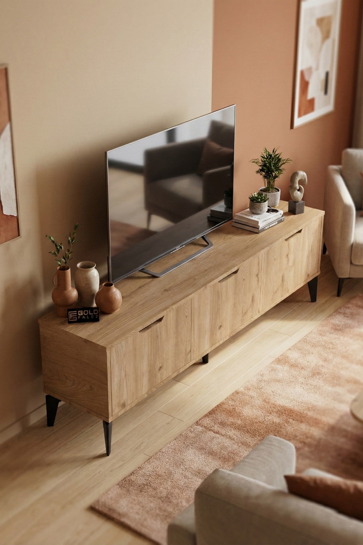 Royal TV Sehpası Suntalam Bej 160x35
