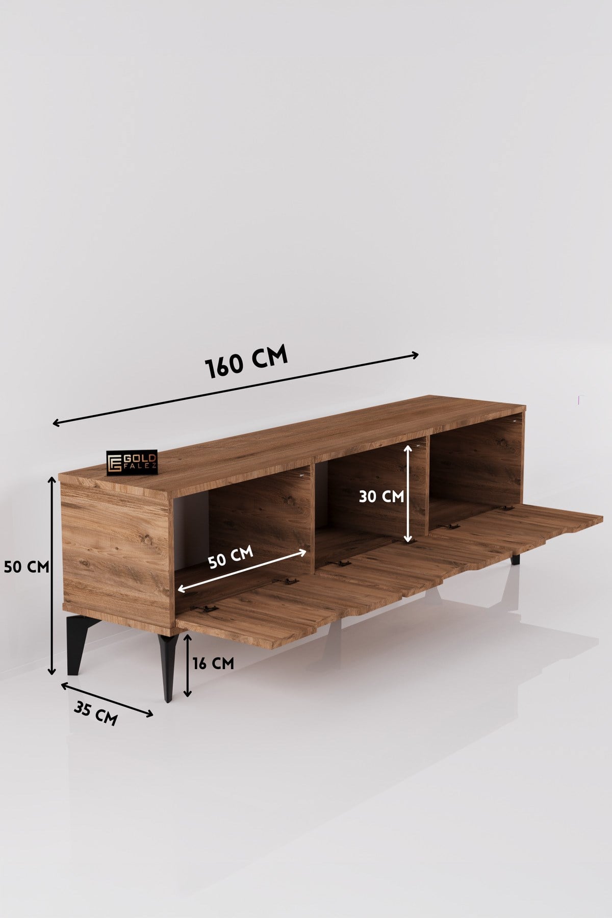 Royal TV Sehpası Suntalam Kahverengi 160x35