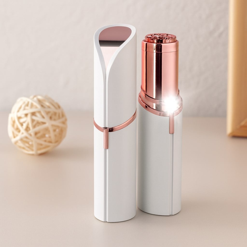 Ruj Modeli USB Şarjlı Yanak Tüy Alma Makinesi