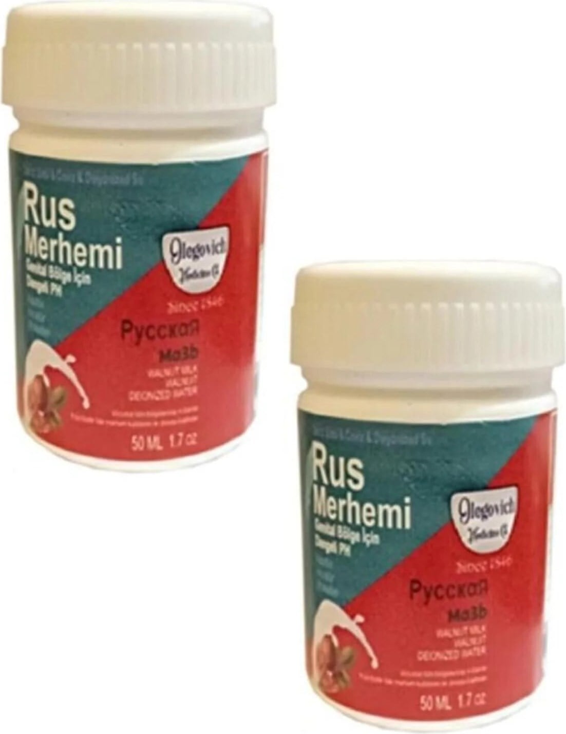Rus Merhemi Genital Bölge Tüy Dökücü Kremi 50 ml x 2 Adet