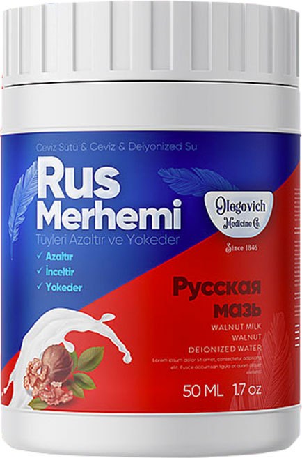 Rus Merhemi Tüy Dökücü 50 ml