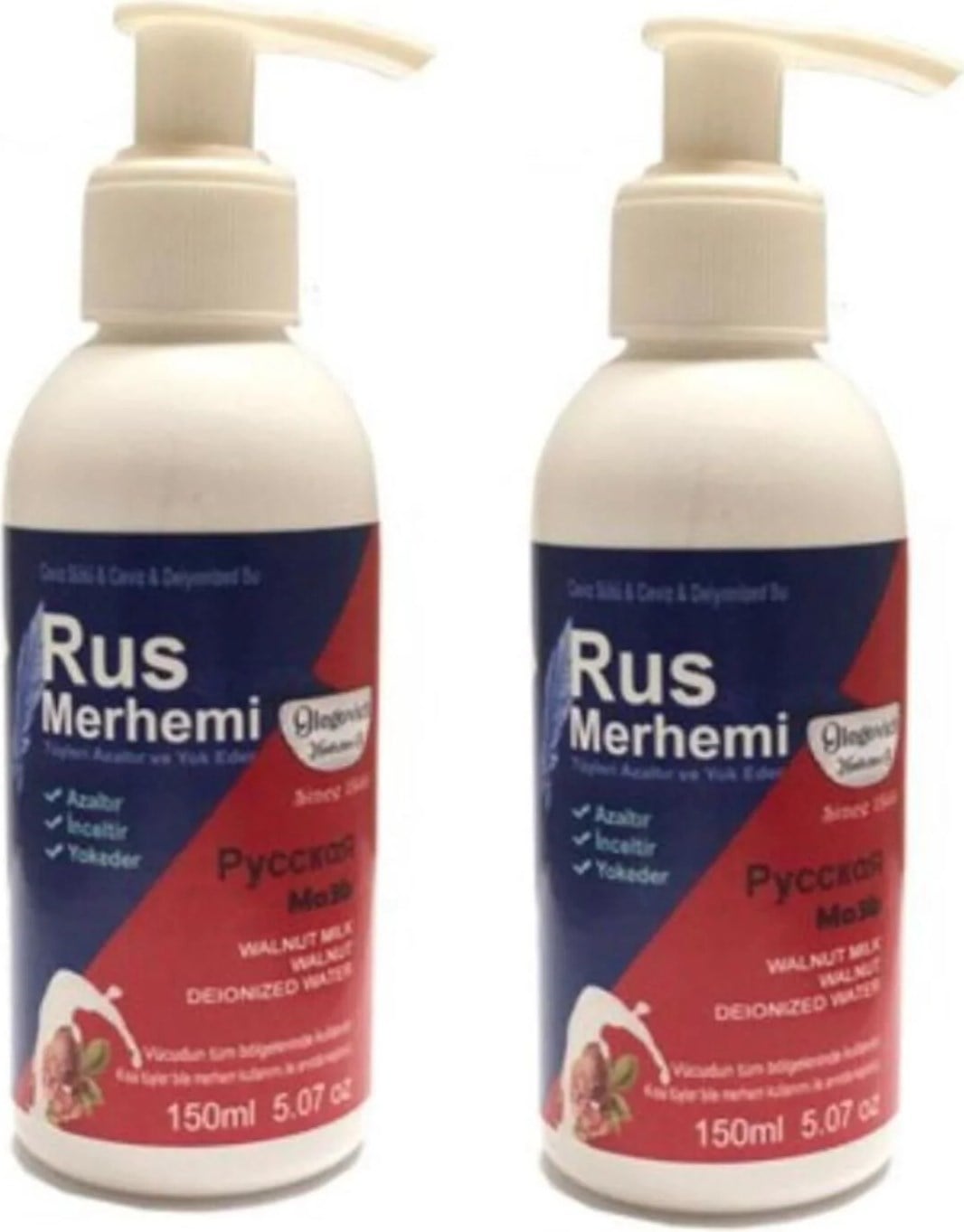 Rus Merhemi Tüy Dökücü Azaltıcı Kremi 150 ml x 2 Adet