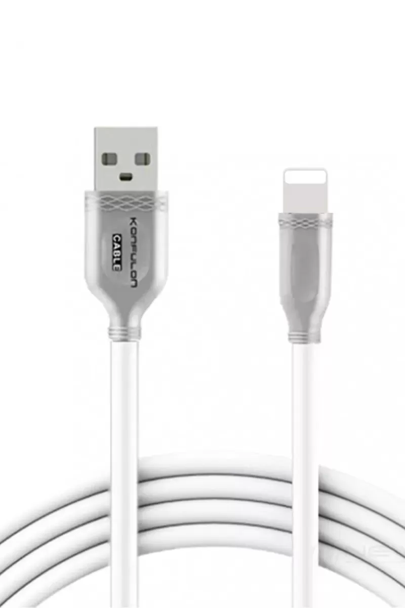 S48 Lightning Kablo iphone Uyumlu 1M 3A - Beyaz