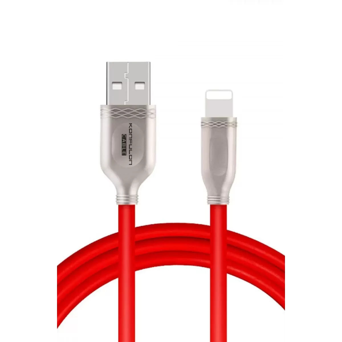 S48 Lightning Kablo iphone Uyumlu 1M 3A - Kırmızı
