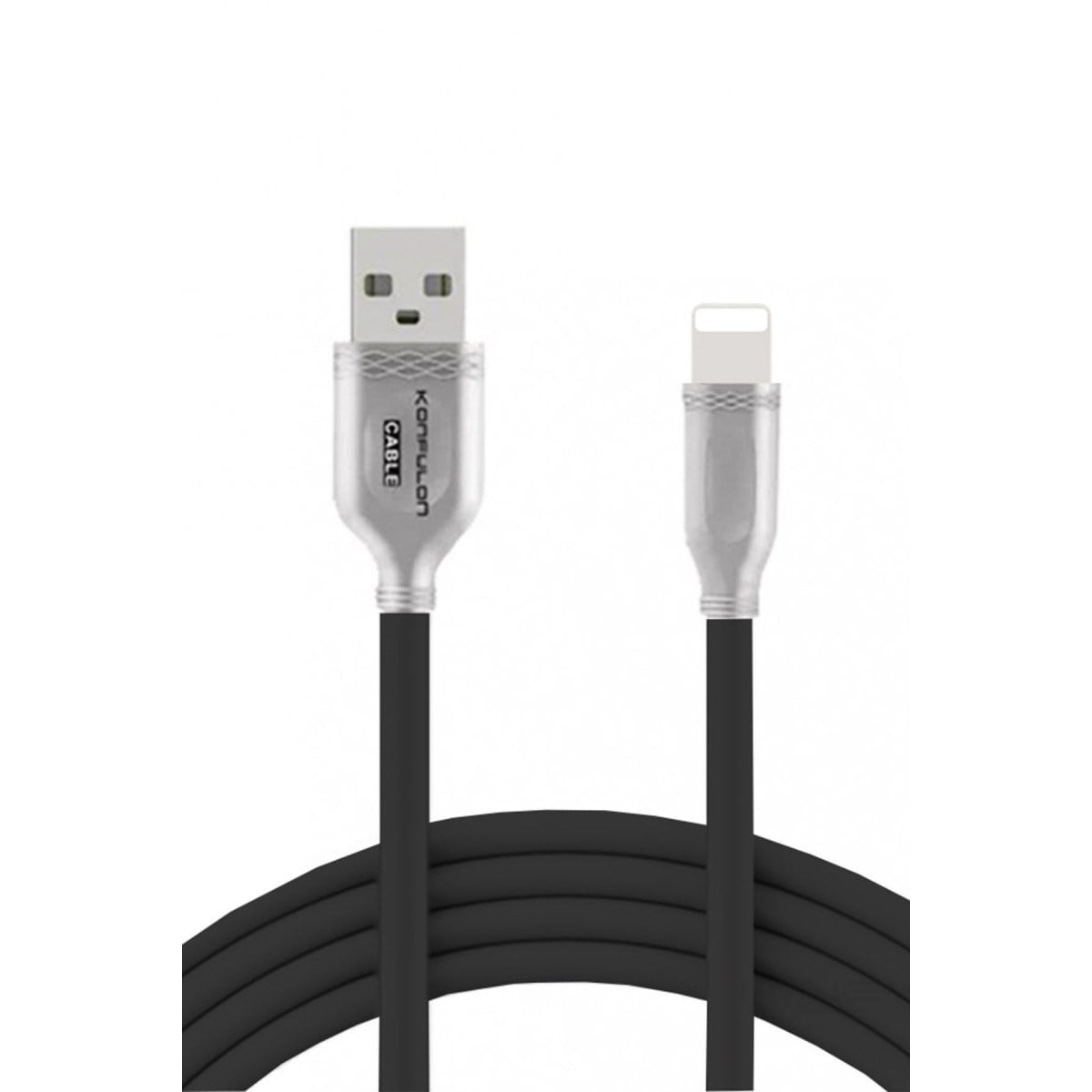 S48 Lightning Kablo iphone Uyumlu 1M 3A - Siyah