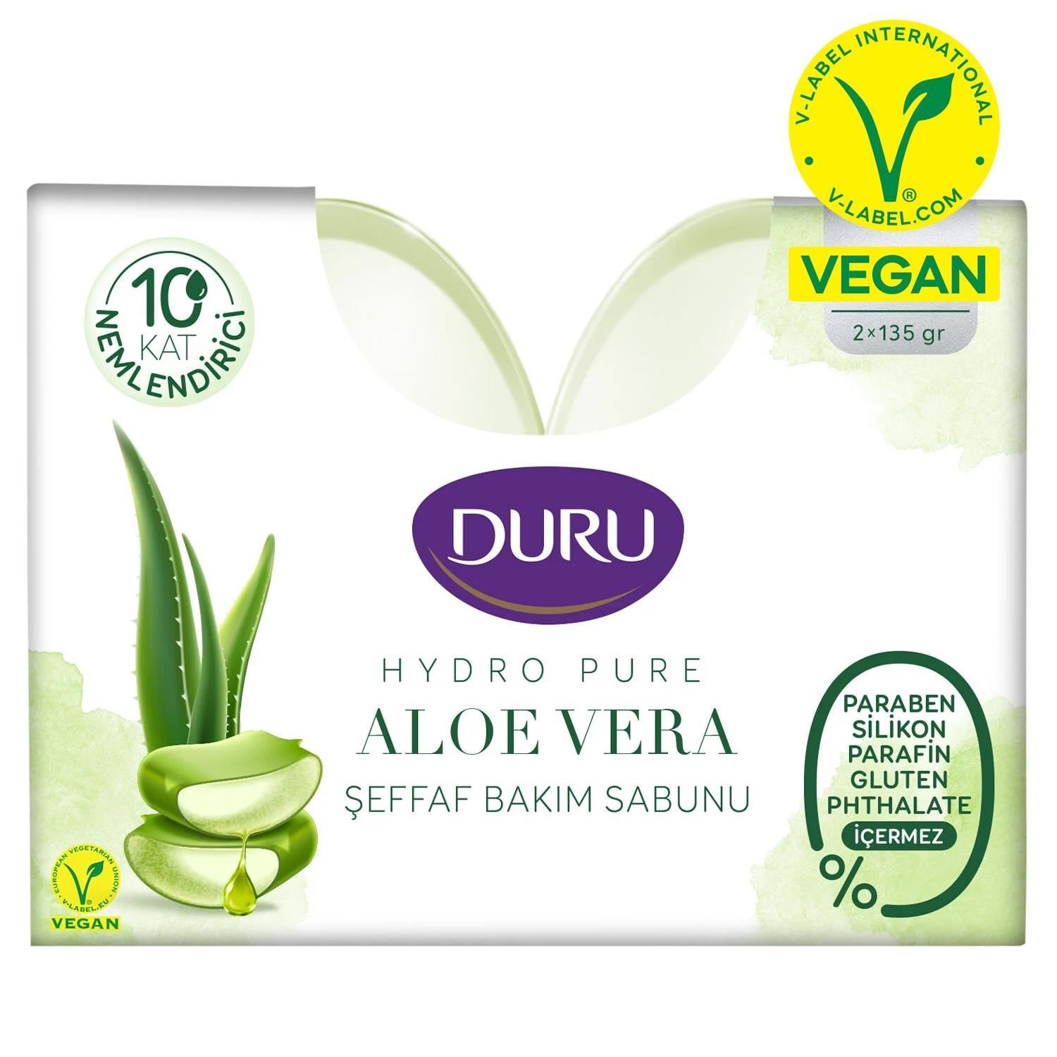 Sabun & Hydro Pure Aloevera 2*135GR