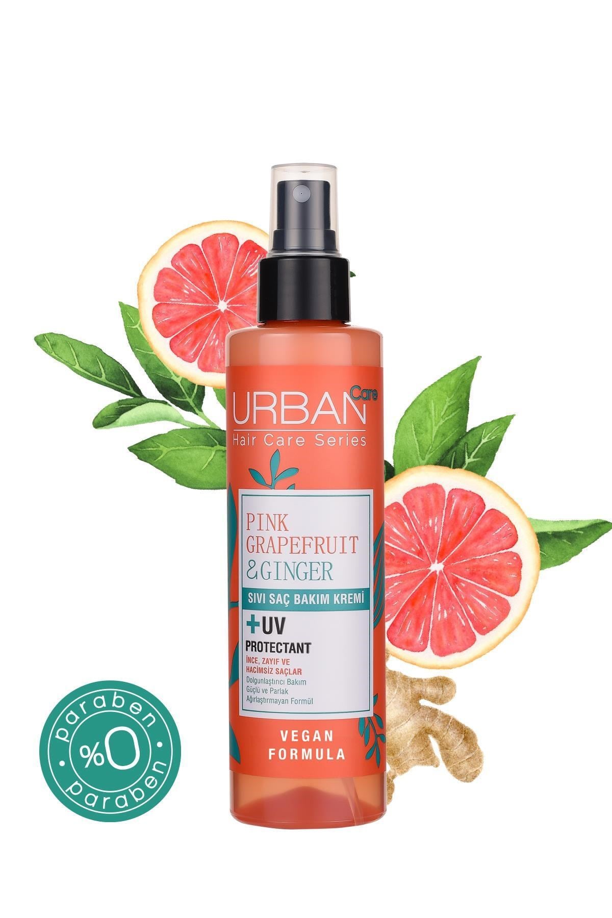 SAÇ BAKIM KREMİ & SIVI PİNK GRAPEFRUIT VE GİNGER İNCE TELLİ SAÇLAR DOLGUNLAŞTIRICI VEGAN 200ML