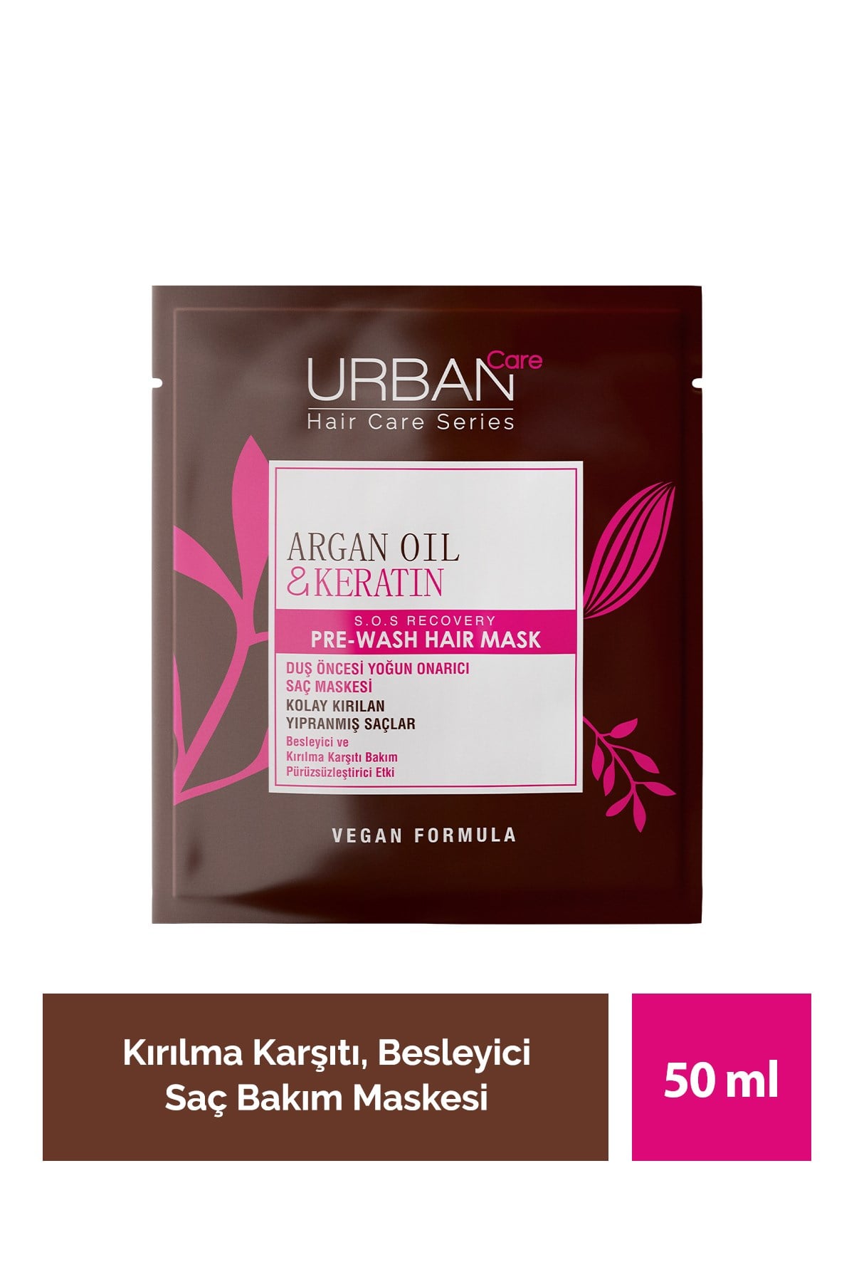 SAÇ BAKIM MASKESİ & HYALURONIK ASİT VE KOLAJEN SAĞLIKLI UZAMAYA YARDIMCI DUŞ ÖNCESİ VEGAN 50ML