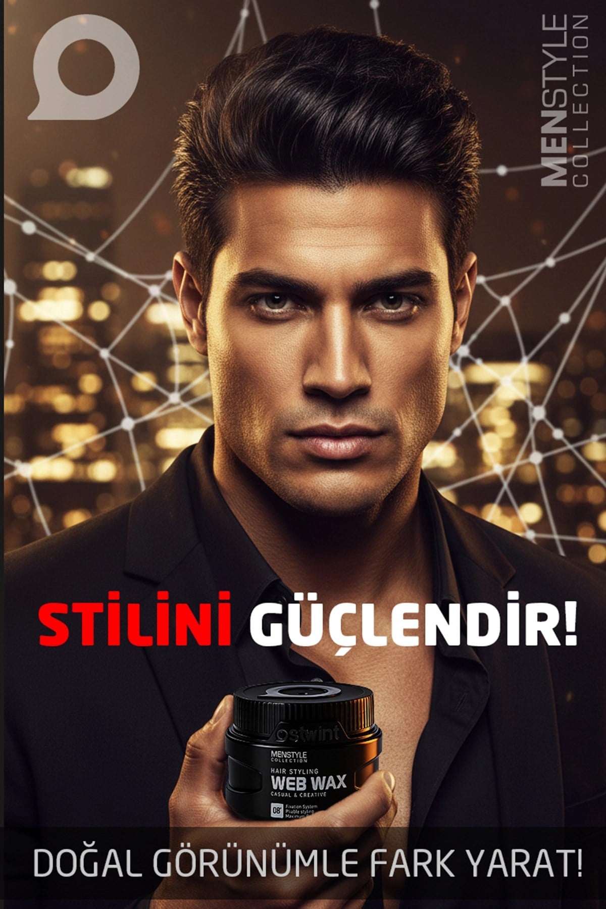 Saç Şekillendirici Wet Wax NO:8 150 Ml
