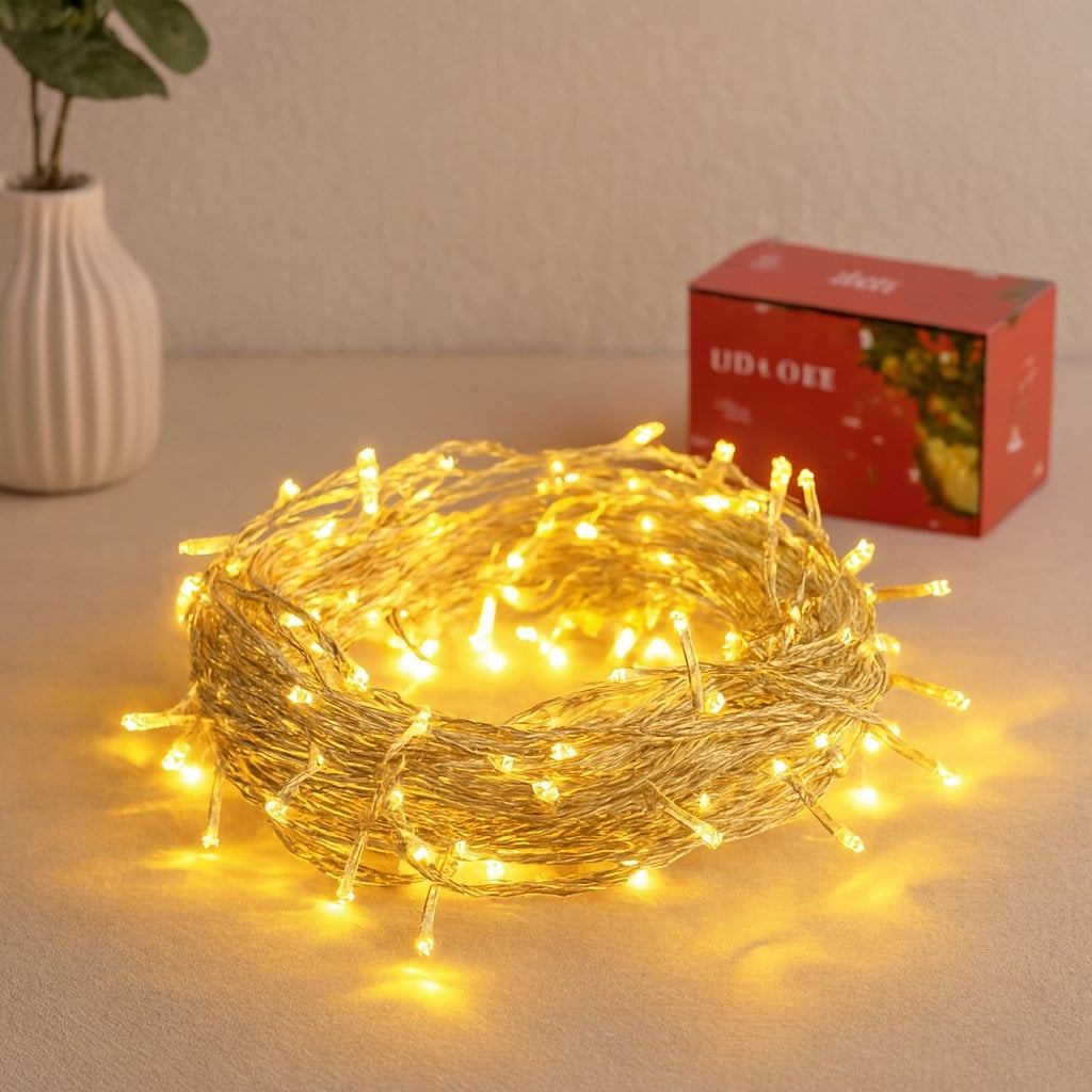 Saçak LED Dekor Lambası 4.5m (Günışığı, Fişli, Eklemli)