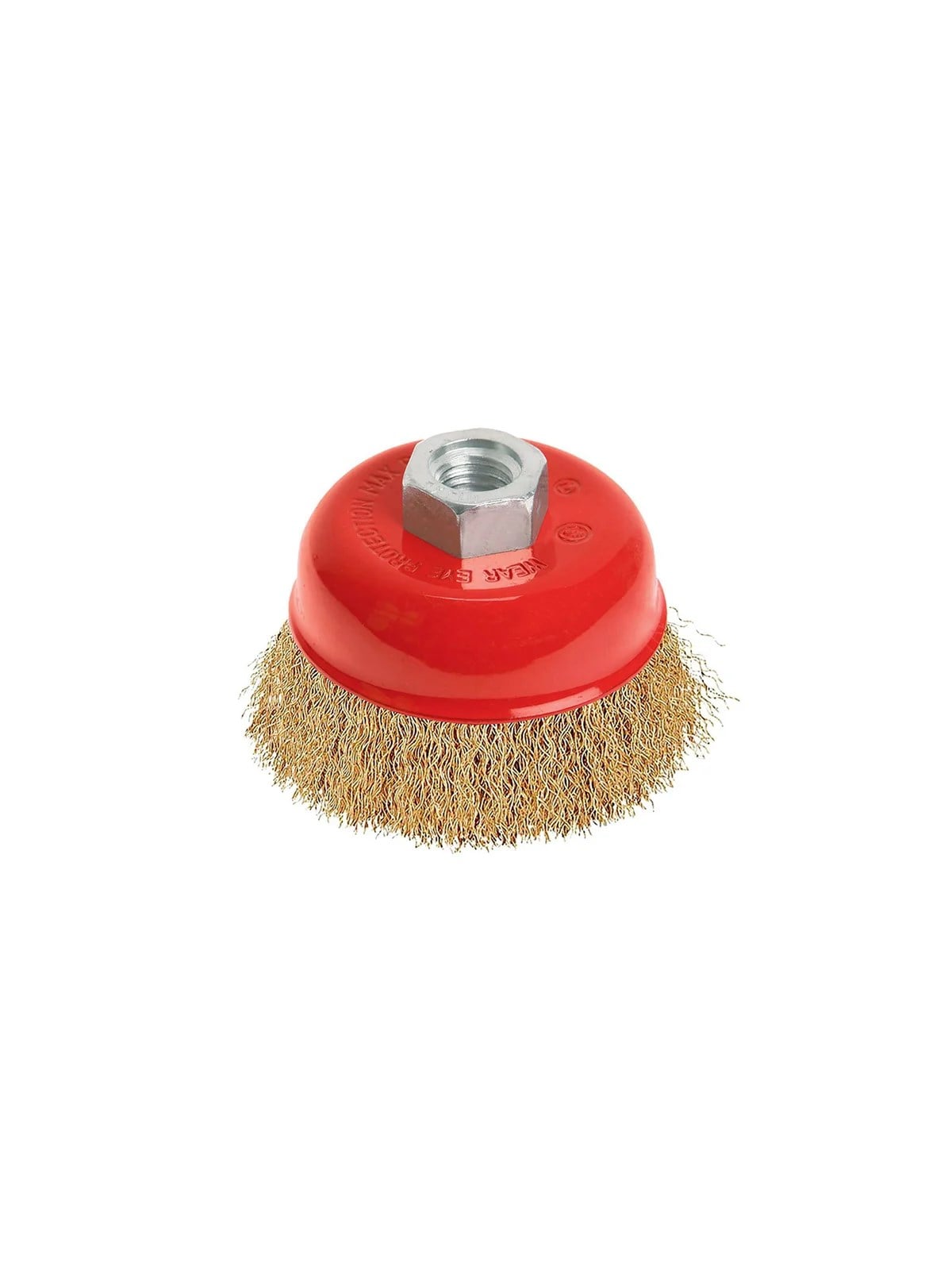 Saçaklı Çanak Tel Fırça 75 mm Somunlu DMX 4037