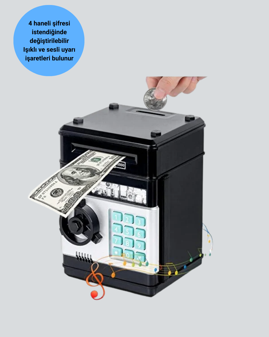 SAM53 NUMBER BANK SİYAH
