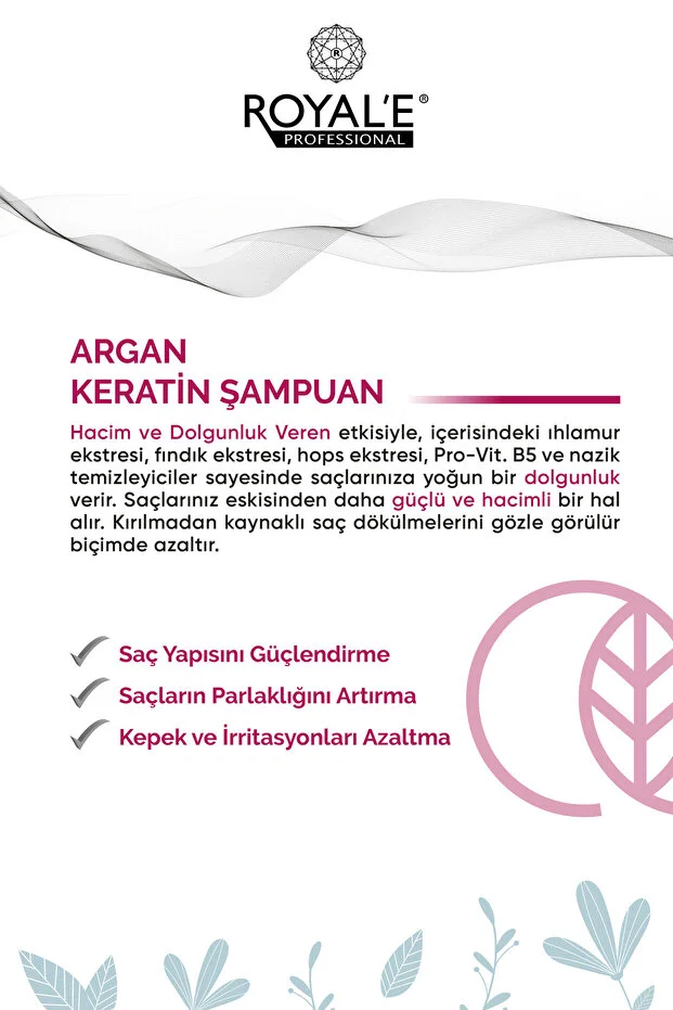 Şampuan Argan Keratin 500 Ml