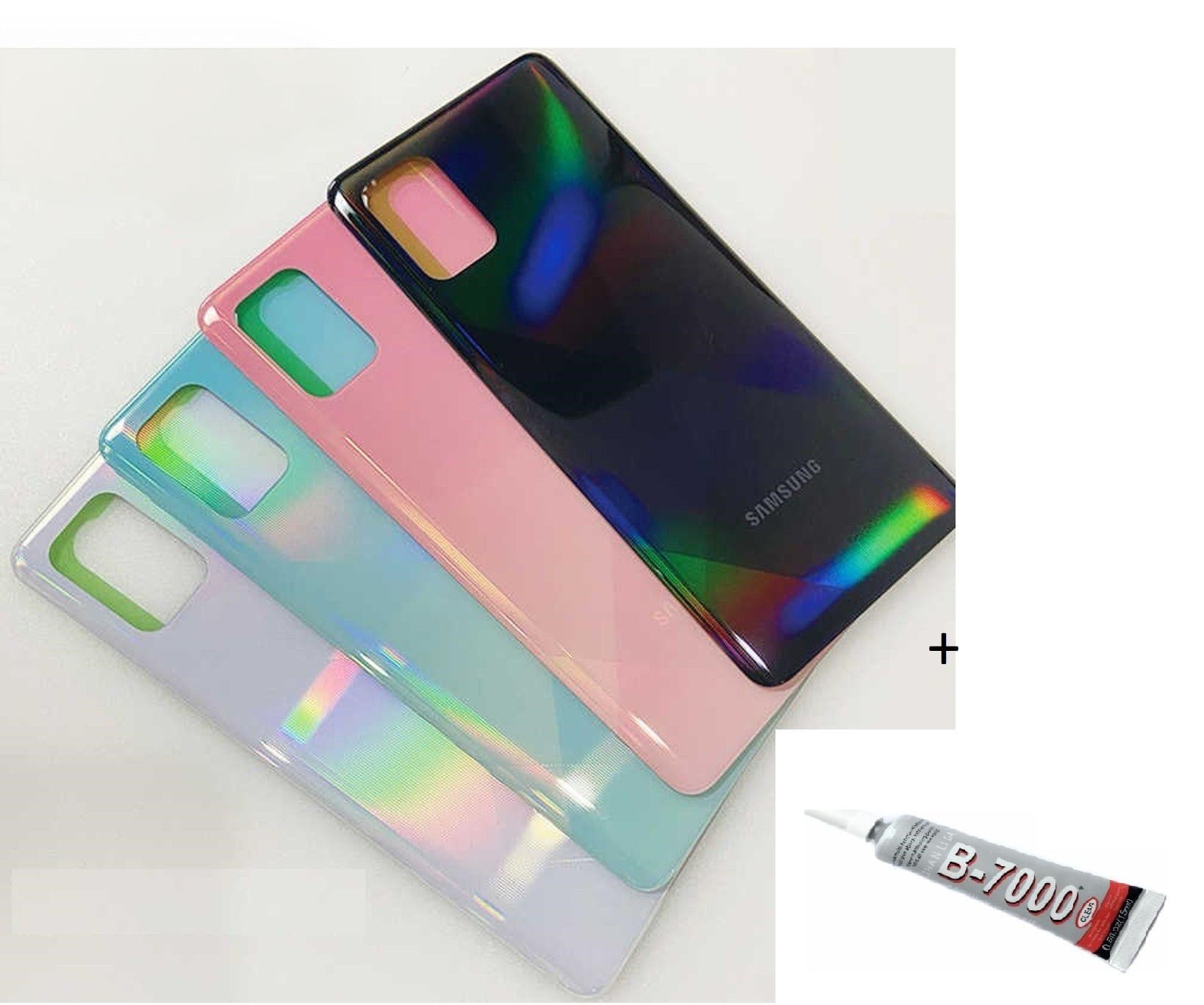 SAMSUNG A71 A715 Arka Batarya Pil Kapağı SİYAH (B7