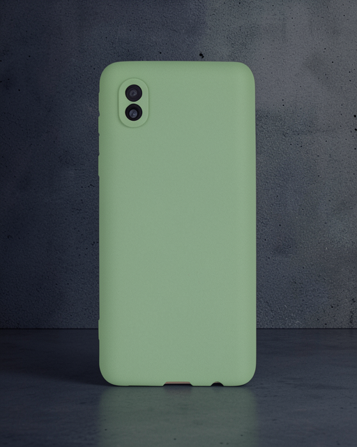 Samsung Galaxy A01 Core Kılıf First Silikon - Yeşil