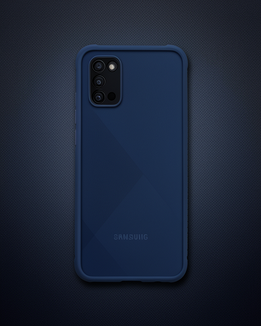 Samsung Galaxy A02s Kılıf Miami Şeffaf Silikon - Lacivert
