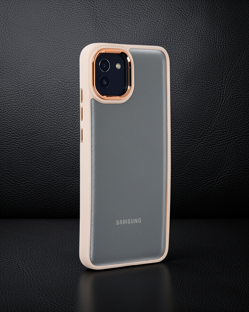 Samsung Galaxy A03 Kılıf Dora Kapak - Pudra