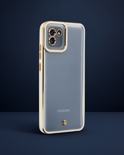 Samsung Galaxy A03 Kılıf Liva Lens Silikon - Beyaz