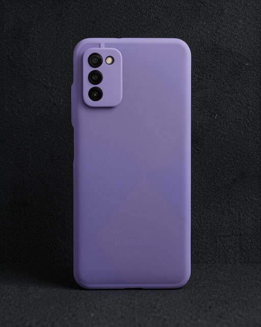 Samsung Galaxy A03s Kılıf Montreal Silikon Kapak - Mor