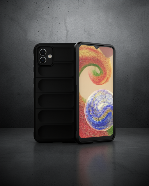 Samsung Galaxy A04 Kılıf Optimum Silikon - Siyah