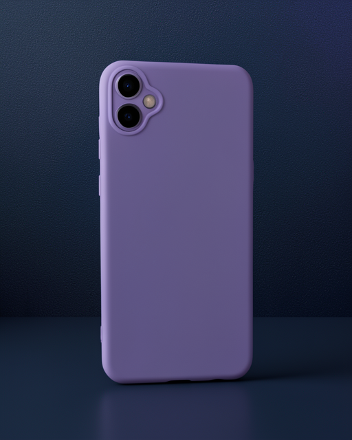 Samsung Galaxy A05 Kılıf Nano İçi Kadife Silikon - Mor