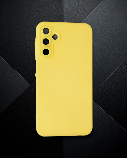 Samsung Galaxy A05s Kılıf Nano İçi Kadife Silikon - Sarı