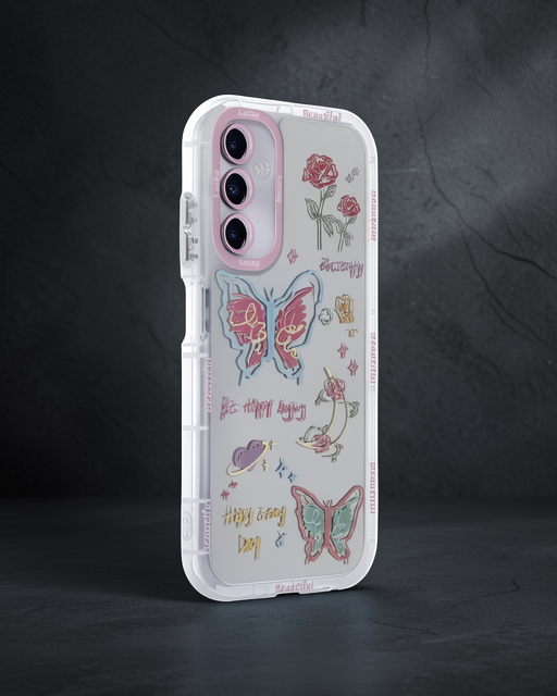 Samsung Galaxy A05s Kılıf Reflexion Desenli Kapak - Desen 8