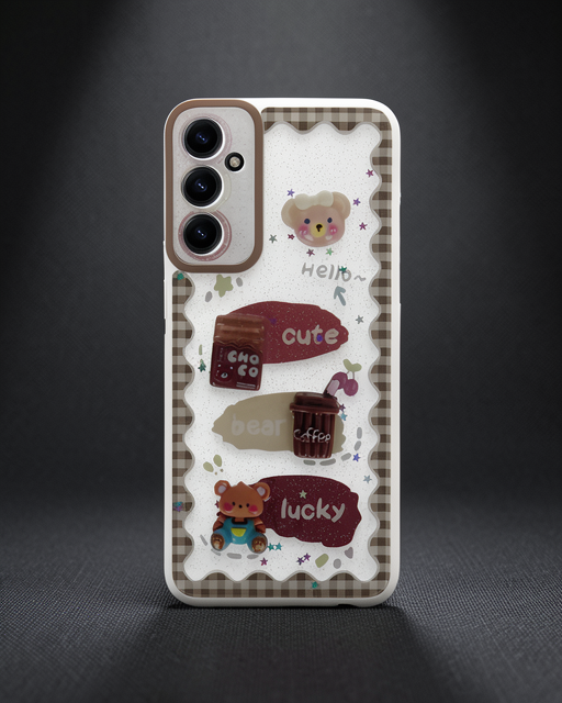 Samsung Galaxy A05s Kılıf Sweet Desenli Silikon Kapak - Şeffaf