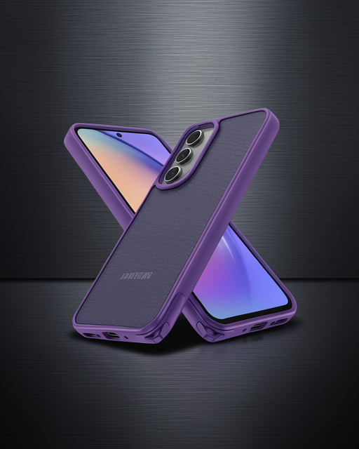 Samsung Galaxy A14 4g Kılıf Elegant Kapak - Derin Mor