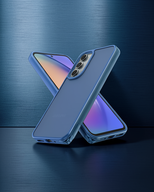 Samsung Galaxy A14 4g Kılıf Elegant Kapak - Açık Mavi