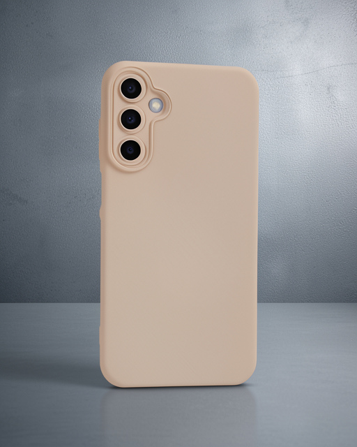 Samsung Galaxy A15 4g Kılıf Nano İçi Kadife Silikon - Pudra