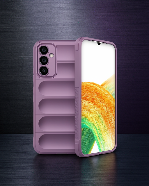Samsung Galaxy A15 4g Kılıf Optimum Silikon - Mor