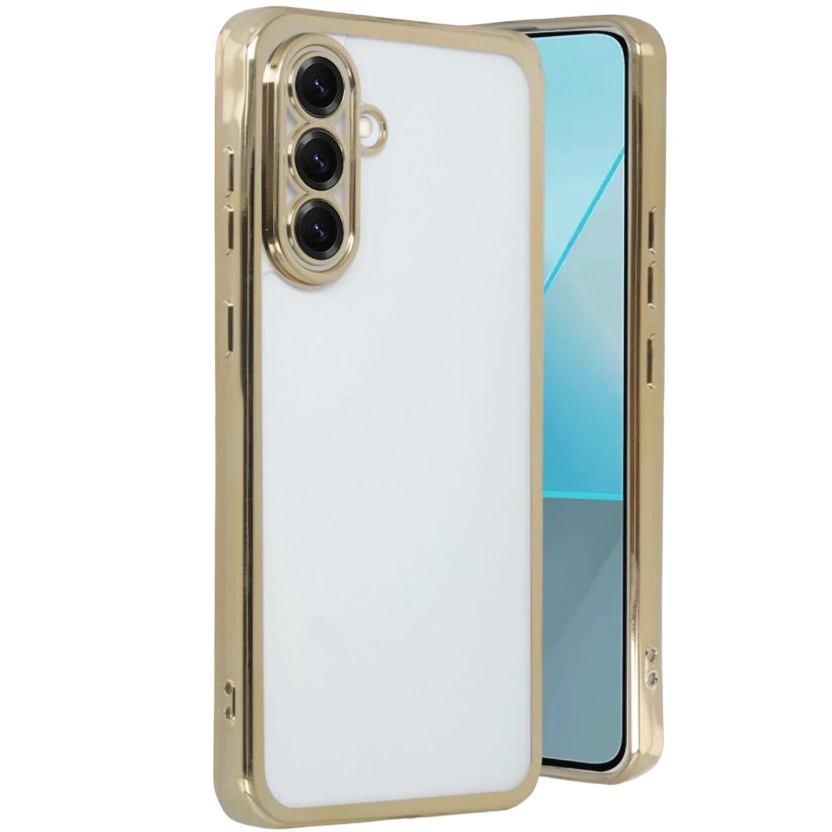 Samsung Galaxy A17 5G Lensli Silikon - Gold