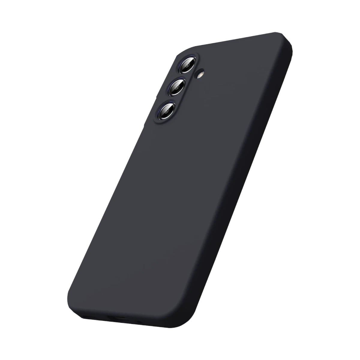 Samsung Galaxy A17 5G Nano içi Kadife Silikon - Siyah