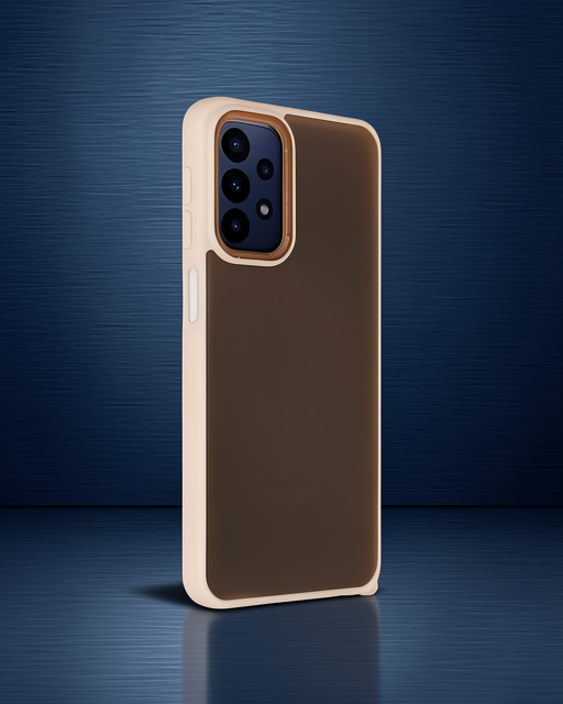 Samsung Galaxy A23 4g Kılıf Elegant Kapak - Pudra