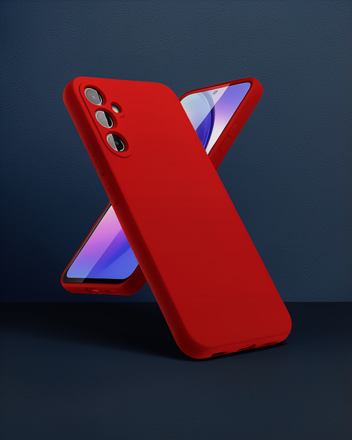 Samsung Galaxy A24 4g Kılıf First Silikon - Kırmızı